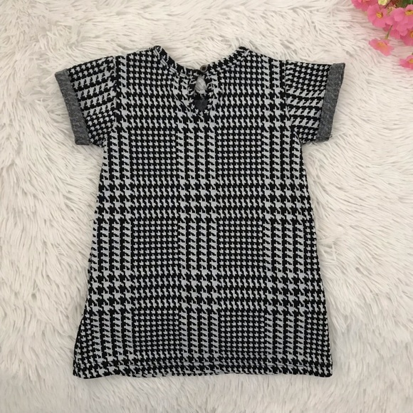 💕 Romy & Aksel Baby Girl Black & White Dress 💕 - Picture 5 of 6
